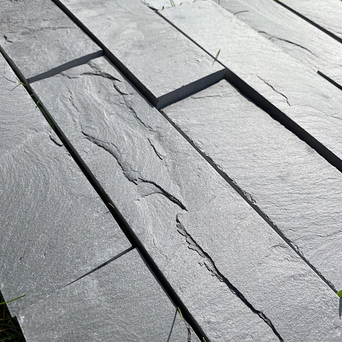 Сланец черный (нарезка) 70х300 мм.