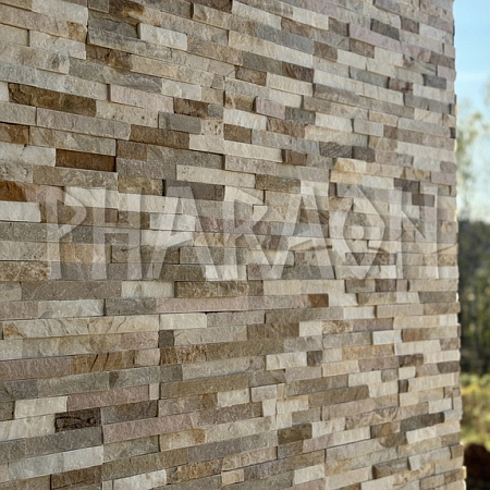 3d панели из натурального камня. Сланец бежевый (Классик)