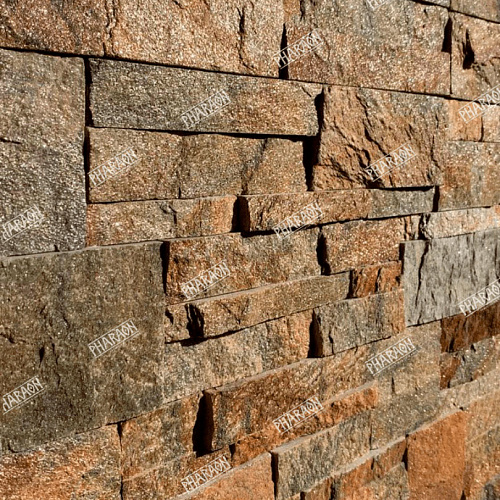 3d панели из натурального камня. Кварцит мультиколор (Модерн)