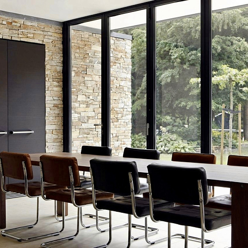 3d панели из натурального камня. Кварцит бежевый (Грубый камень)