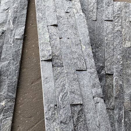 3d панели из натурального камня. Кварцит чёрный (Классик)