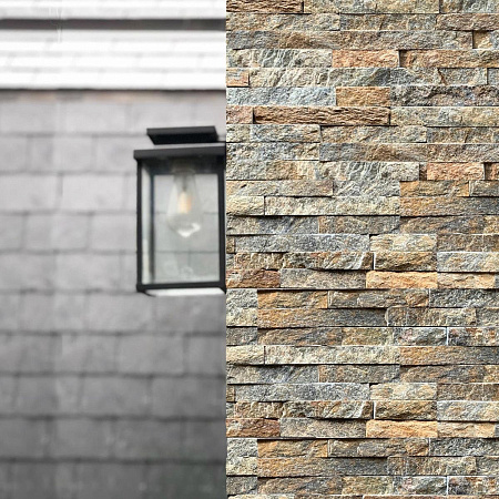 3d панели из натурального камня. Кварцит мультиколор (Классик)