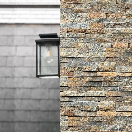 3d панели из натурального камня. Кварцит мультиколор (Классик)