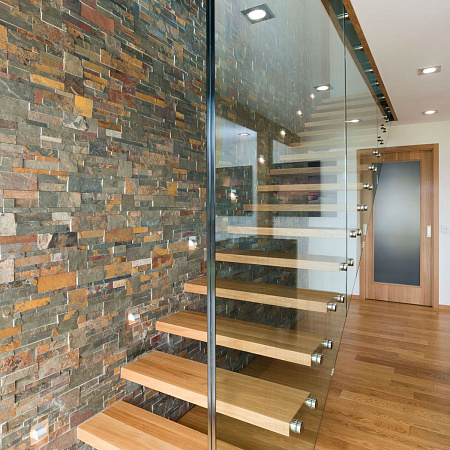 3Д панели из натурального камня. Сланец мультиколор (Модерн)