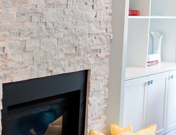 Натуральный отделочный камень для каминов