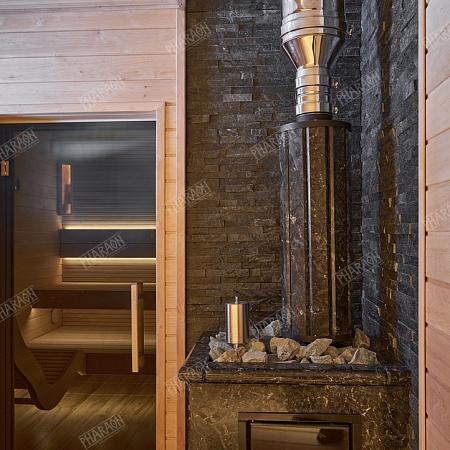 3d панели из натурального камня. Кварцит чёрный (Классик)