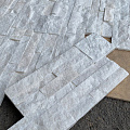 3d панели из натурального камня. Кварцит белый (Модерн)