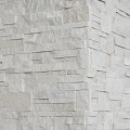 3d панели из натурального камня. Кварцит белый (Модерн)
