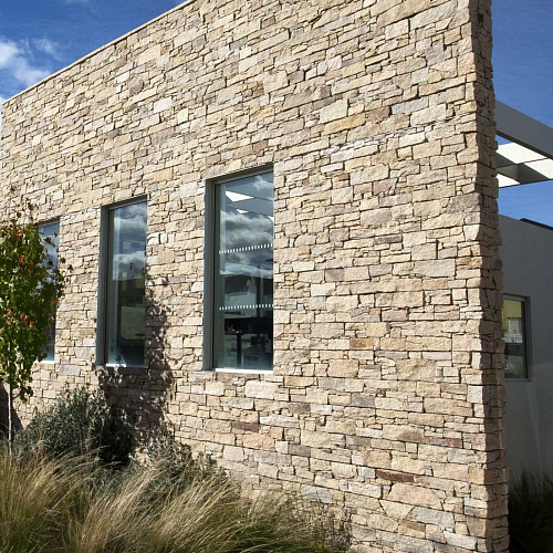 3d панели из натурального камня. Кварцит серо-коричневый (Грубый камень)