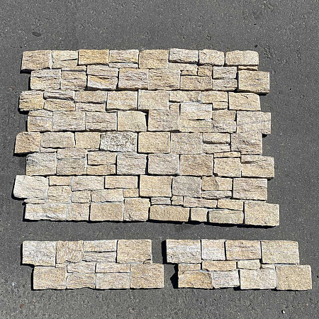 3d панели из натурального камня. Кварцит серо-коричневый (Грубый камень)