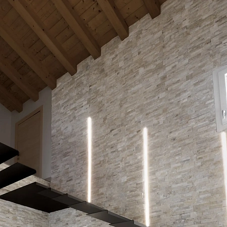 3Д панели из натурального камня. Кварцит бежевый (Модерн)