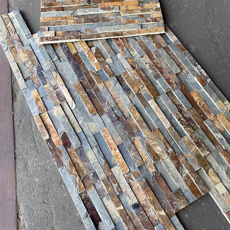 3d панели из натурального камня. Сланец мультиколор (Классик)