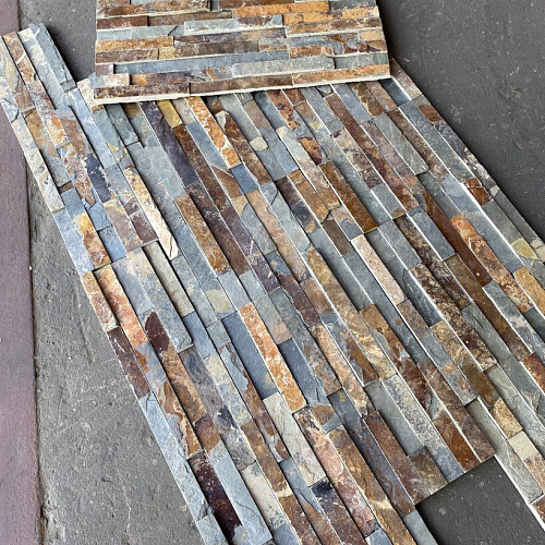 3d панели из натурального камня. Сланец мультиколор (Классик)