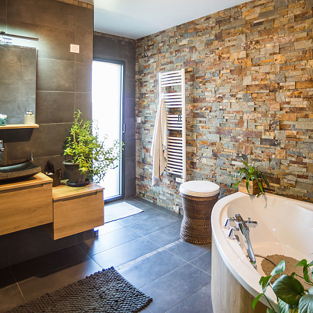 3Д панели из натурального камня. Сланец мультиколор (Модерн)