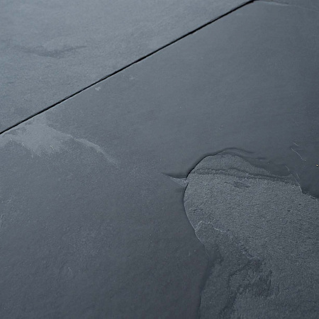 Сланец чёрный (браш) 300х600 мм.