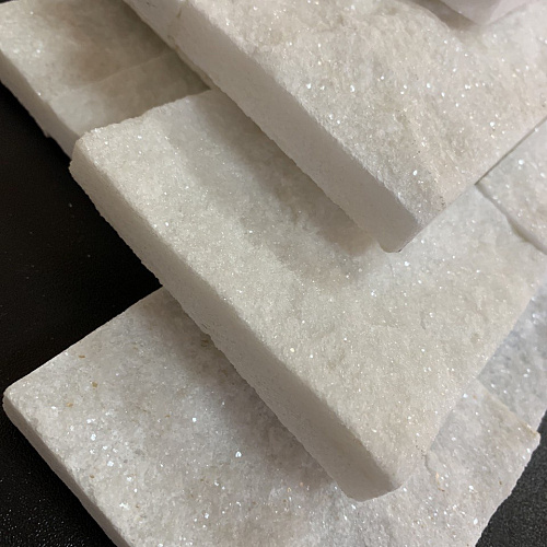 3d панели из натурального камня. Кварцит белый (Модерн)