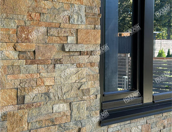 Натуральный облицовочный камень для фасадов