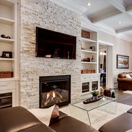 3d панели из натурального камня. Сланец бежевый (Классик)