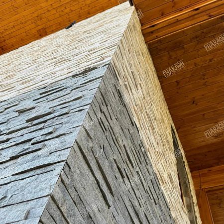 3d панели из натурального камня. Кварцит зелёный (Классик)