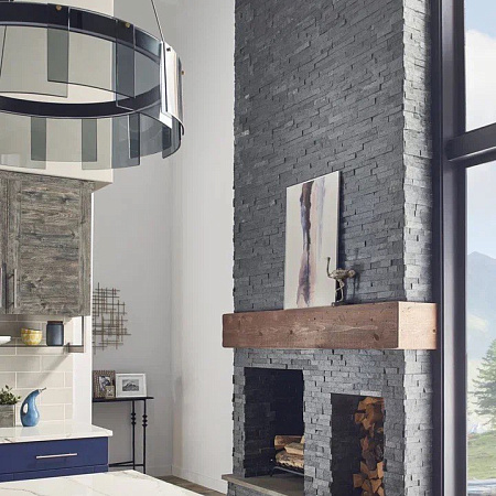 3d панели из натурального камня. Сланец чёрный (Классик)