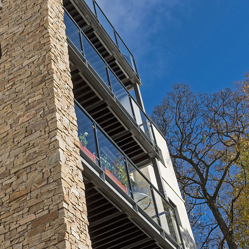 3d панели из натурального камня. Кварцит серо-коричневый (Грубый камень)