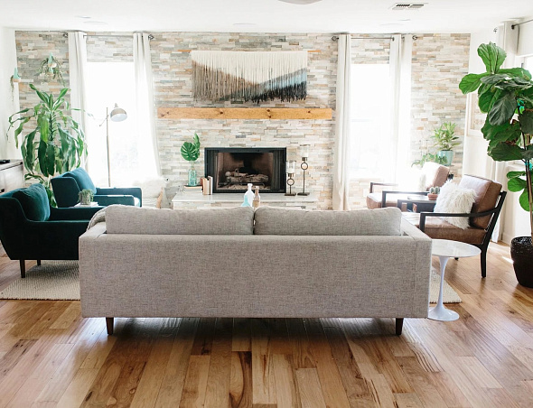 Натуральный отделочный камень для каминов