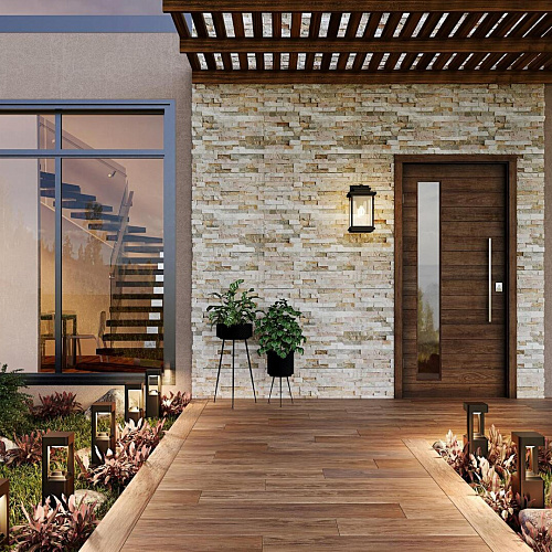 3Д панели из натурального камня. Сланец бежевый (Классика)