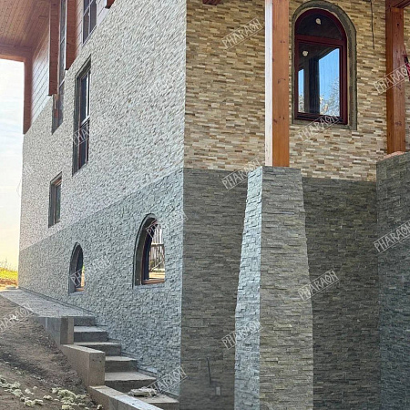 3d панели из натурального камня. Кварцит зелёный (Классик)