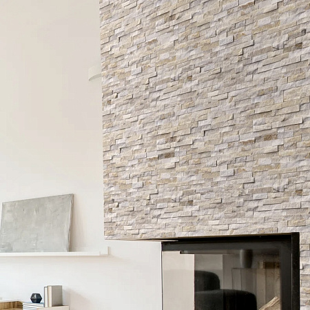 3d панели из натурального камня. Кварцит бежевый (Классик)