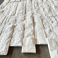 3Д панели из натурального камня. Кварцит белый (Лёгкая-Лайт)
