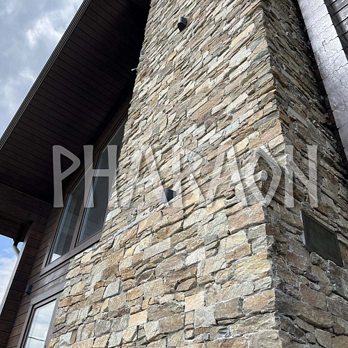 3d панели из натурального камня. Кварцит мультиколор (Грубый камень)