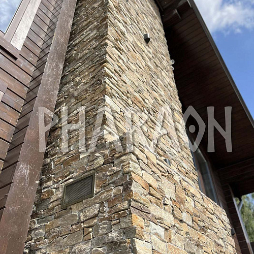 3d панели из натурального камня. Кварцит мультиколор (Грубый камень)