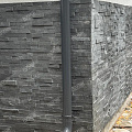 3d панели из натурального камня. Сланец чёрный (Классик)