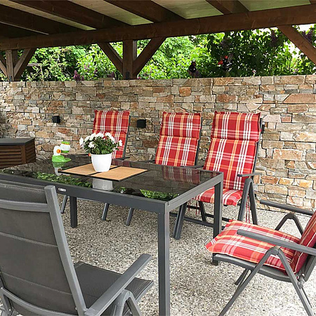 3d панели из натурального камня. Кварцит бежевый (Грубый камень)