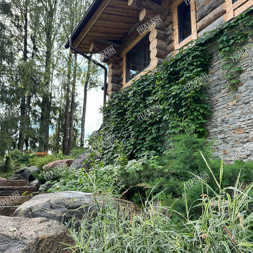 3d панели из натурального камня. Кварцит серо-зеленый (Грубый камень)