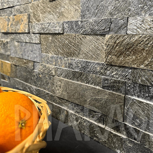 3Д панели из натурального камня. Сланец зелёный &amp;quot;Деоли Грин&amp;quot; (Модерн)