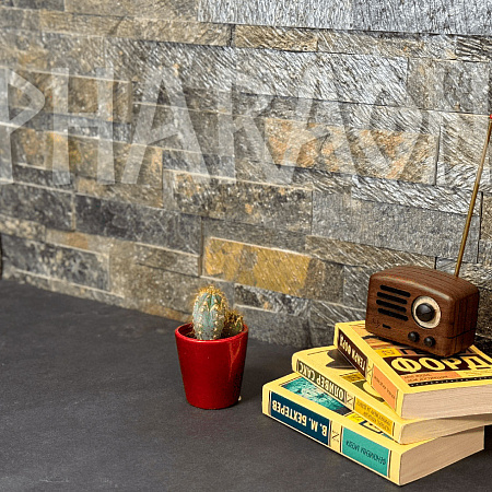 3d панели из натурального камня. Сланец Деоли Грин (Модерн)
