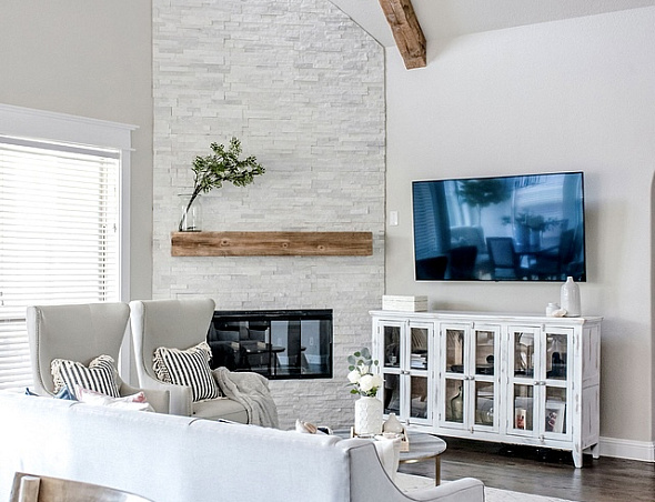 Натуральный отделочный камень для каминов