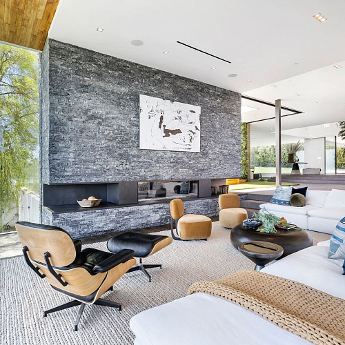 3d панели из натурального камня. Мрамор древесный серый (Классик)