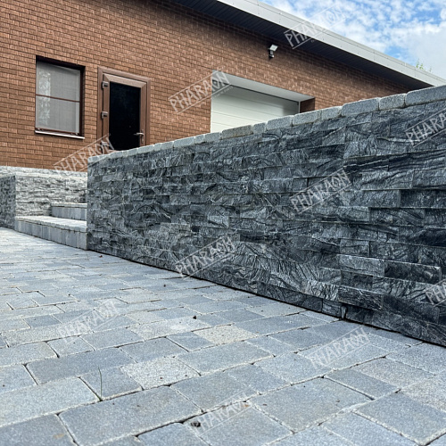 3d панели из натурального камня. Мрамор древесный серый (Классик)