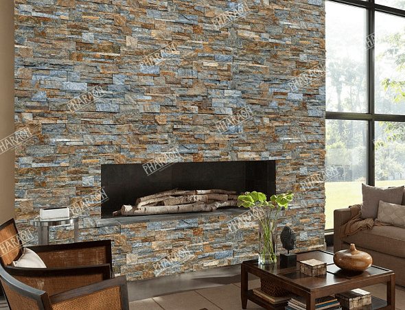 Натуральный отделочный камень для каминов