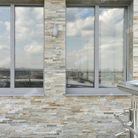 3d панели из натурального камня. Сланец бежевый (Классик)