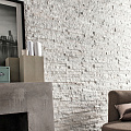 3d панели из натурального камня. Кварцит белый (Классик)