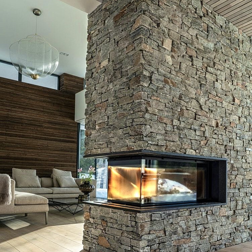 3d панели из натурального камня. Кварцит серо-зеленый (Грубый камень)